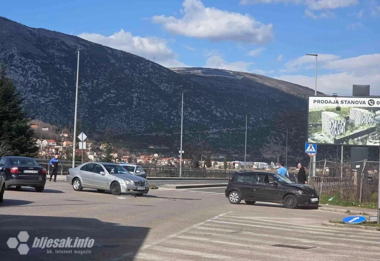 Ozlijeđena osoba, tri prometne nesreće i gužve u Mostaru